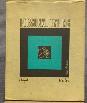 Vintage 1969 "Personal Typing" Third Edition Beginning Course School Alan Lloyd